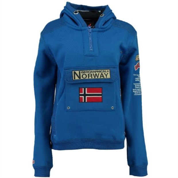 Geographical Norway Sudadera De Niños Gymclass Azul Eléctrico Blue