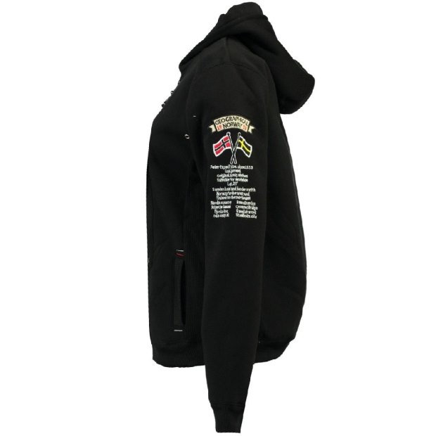 Sudadera De Niños Gymclass Negro Black Geographic Norvegia