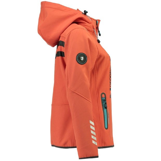 Geografico Norvegia Chaqueta Softshell De Mujer Reine Coral Corallo