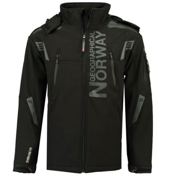 Geographical Norway Chaqueta Softshell De Hombre Talentueux Negro Nero
