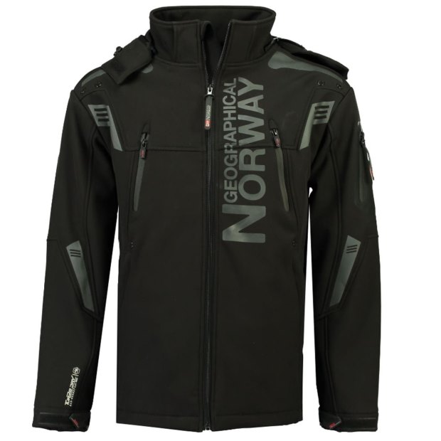 Geographical Norway Chaqueta Softshell De Hombre Talentueux Negro Nero