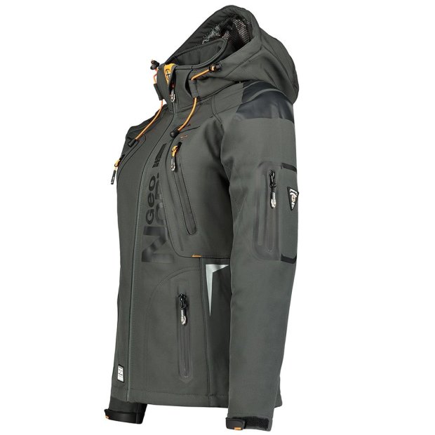 Geografico Norvegia Tisland Mujer Gris Oscuro / Naranja Naranja