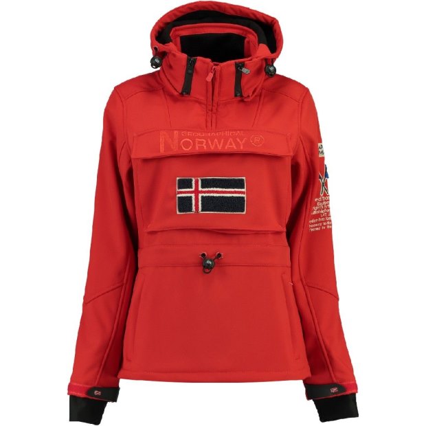 Geographical Norway Chaqueta Softshell De Mujer Tilsit Rojo Rosso