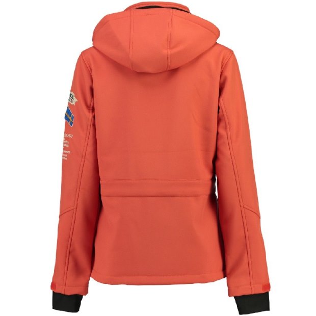Geografico Norvegia Chaqueta Softshell De Mujer Tilsit Coral Corallo