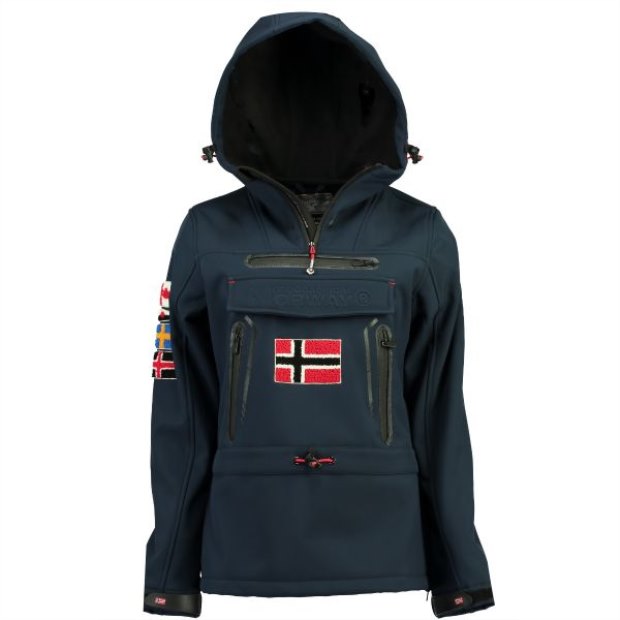 Geographical Norway Chaqueta Softshell De Mujer Tyka Azul Marino Navy